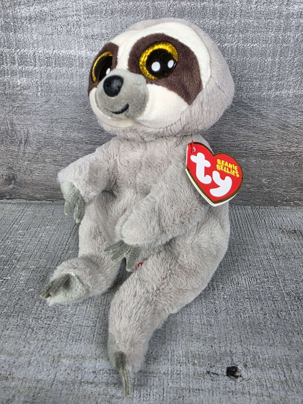 Ty Beanie Baby Bellies - SILAS the Sloth 6" NEW Plush Stuffed Animal Toy b27
